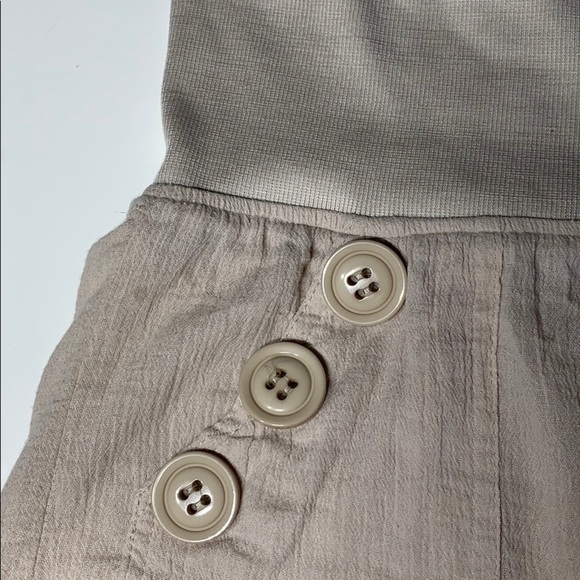 Grass Collection Cotton Fold Over Short khaki small - Picture 2 of 5